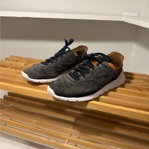 New Balance Charcoal and Brown Sneakers